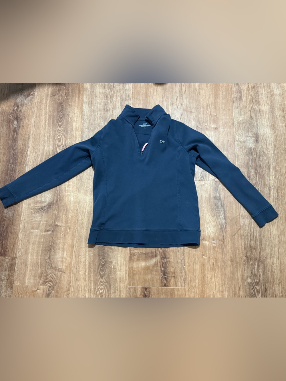 Vineyard Vines women’s Navy Quarter-Zip Pullover Sweater